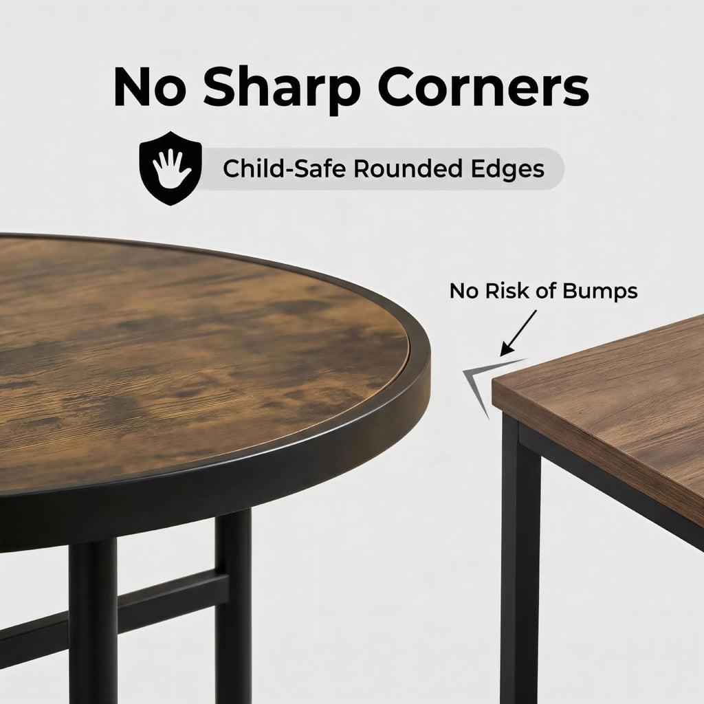 Round Wood Coffee Table K526