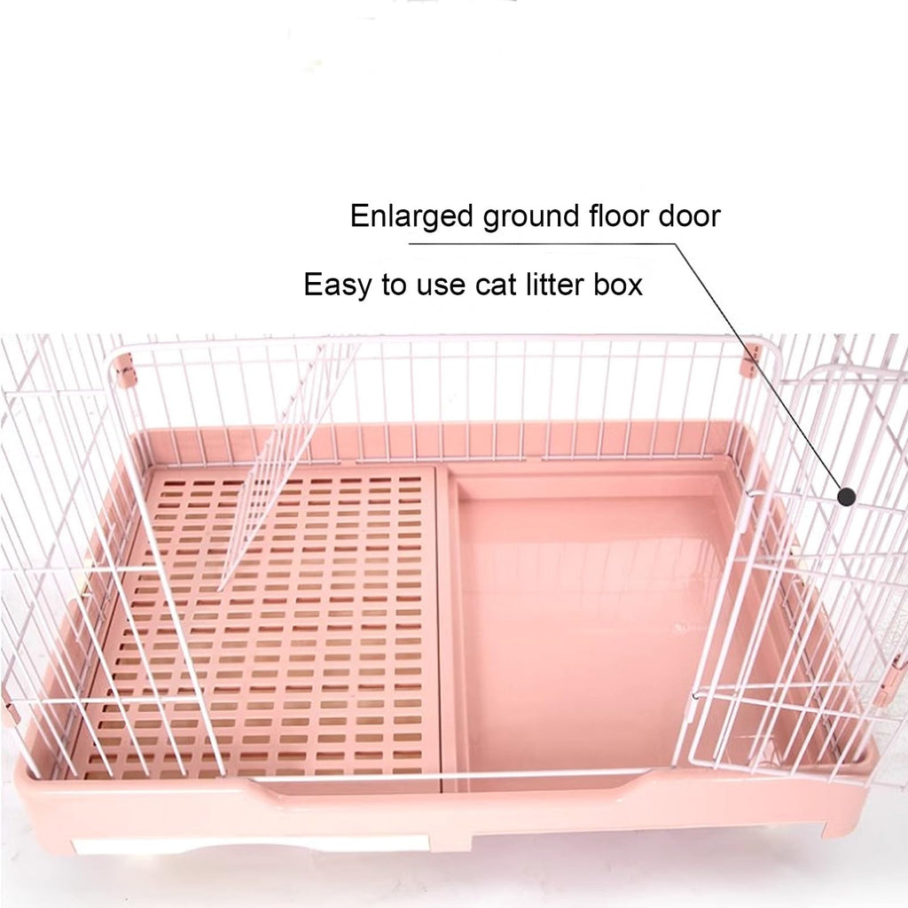 4 Tier Detachable Metal Cat Cage with Hammock M167