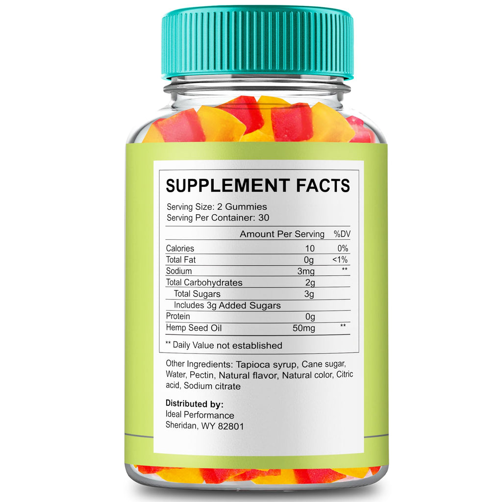 Hemp Gummies 60 Gummies P1594