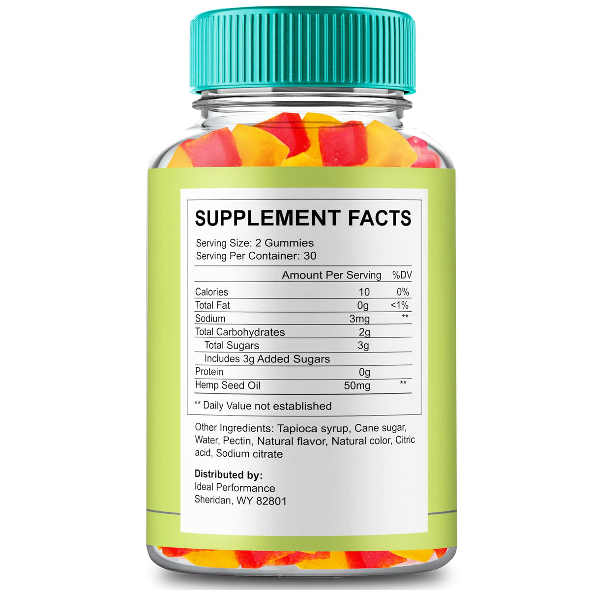 Hemp Gummies 60 Gummies P1594