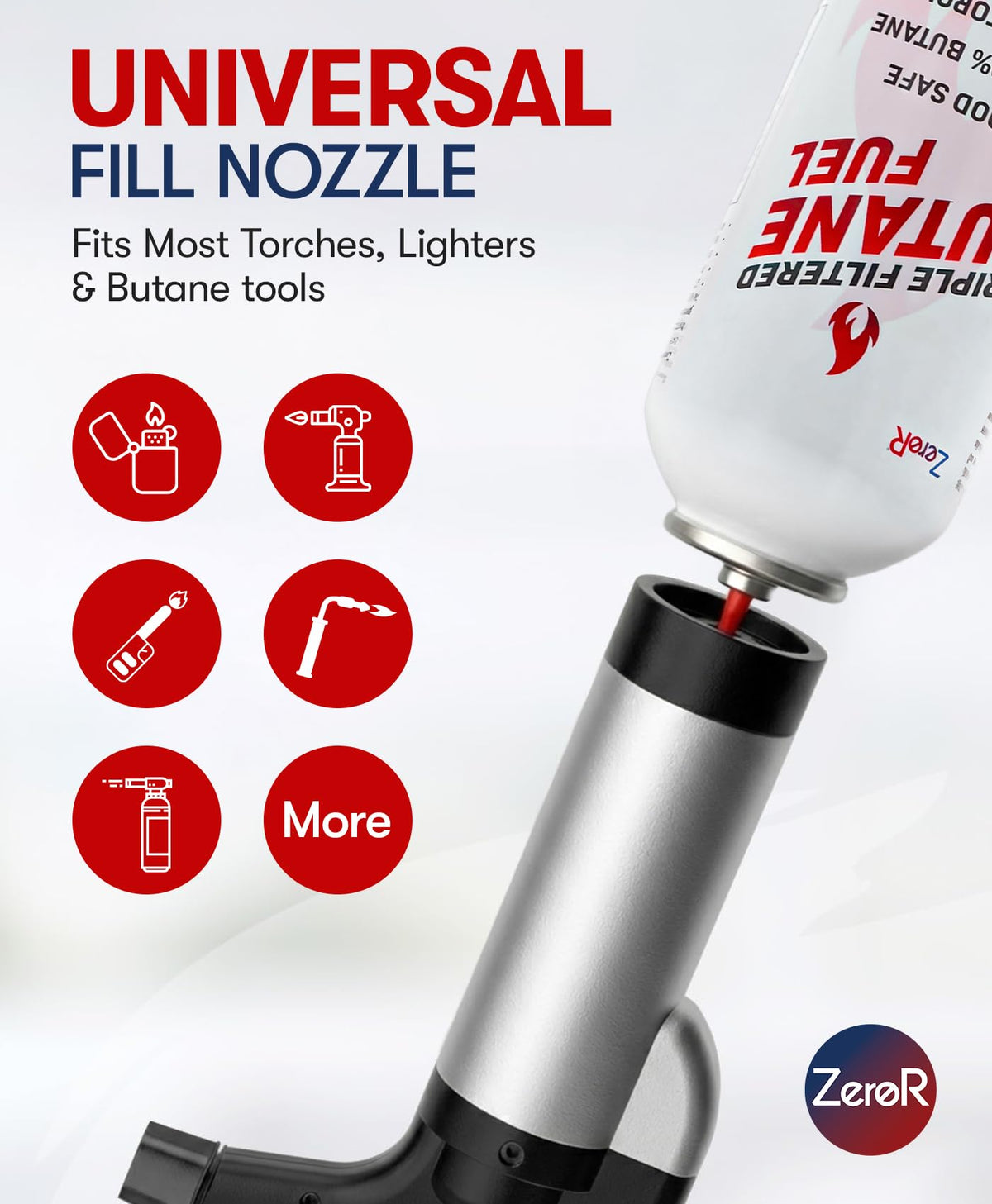 Butane Fuel Refill 10.67 fl oz 12 Cans I862706