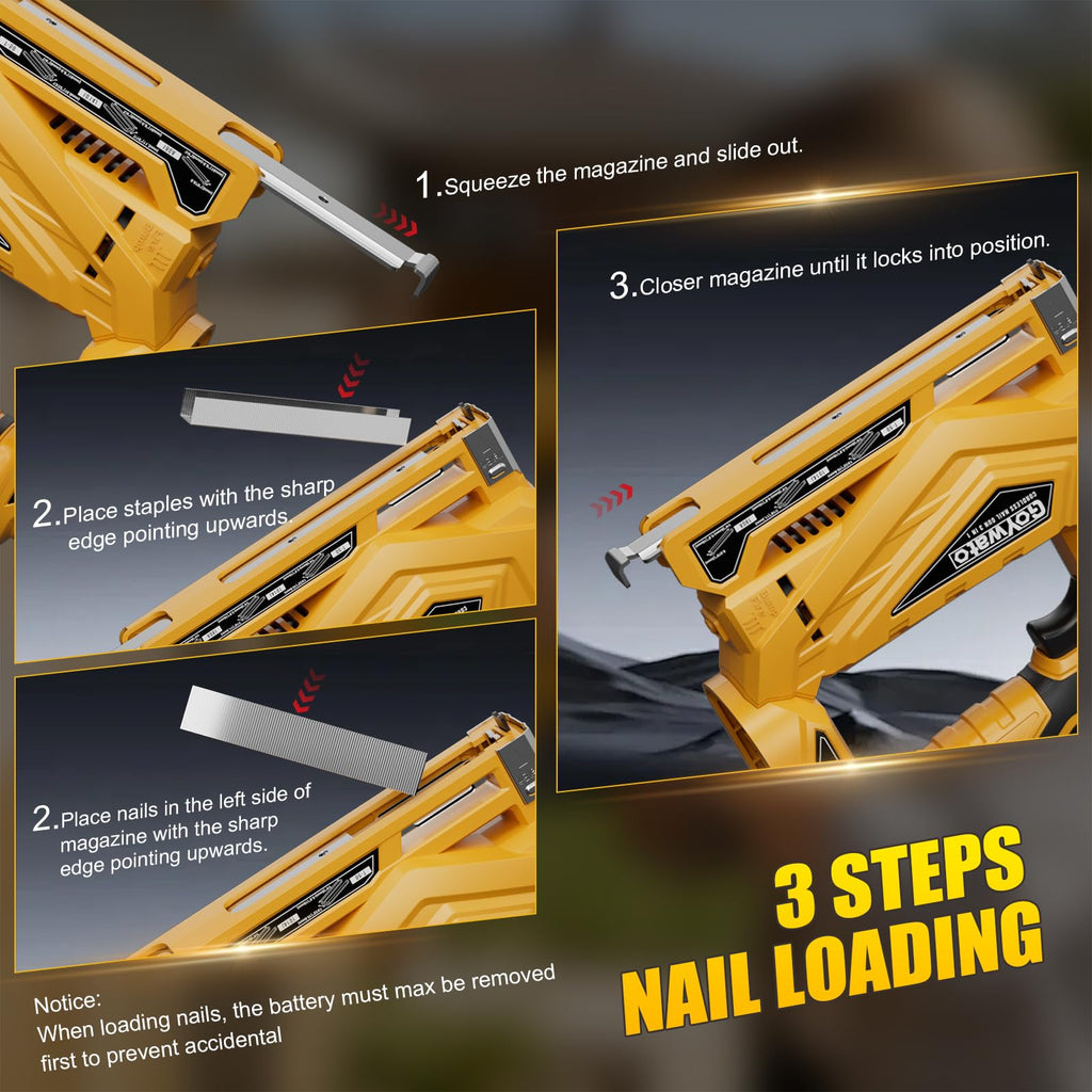 21V Cordless Staple Gun D702053