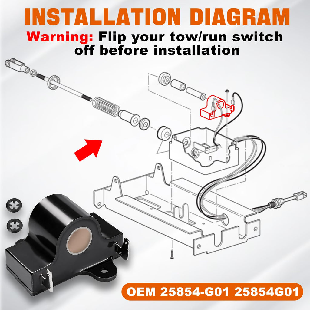 Golf Cart Inductive Throttle Sensor F138