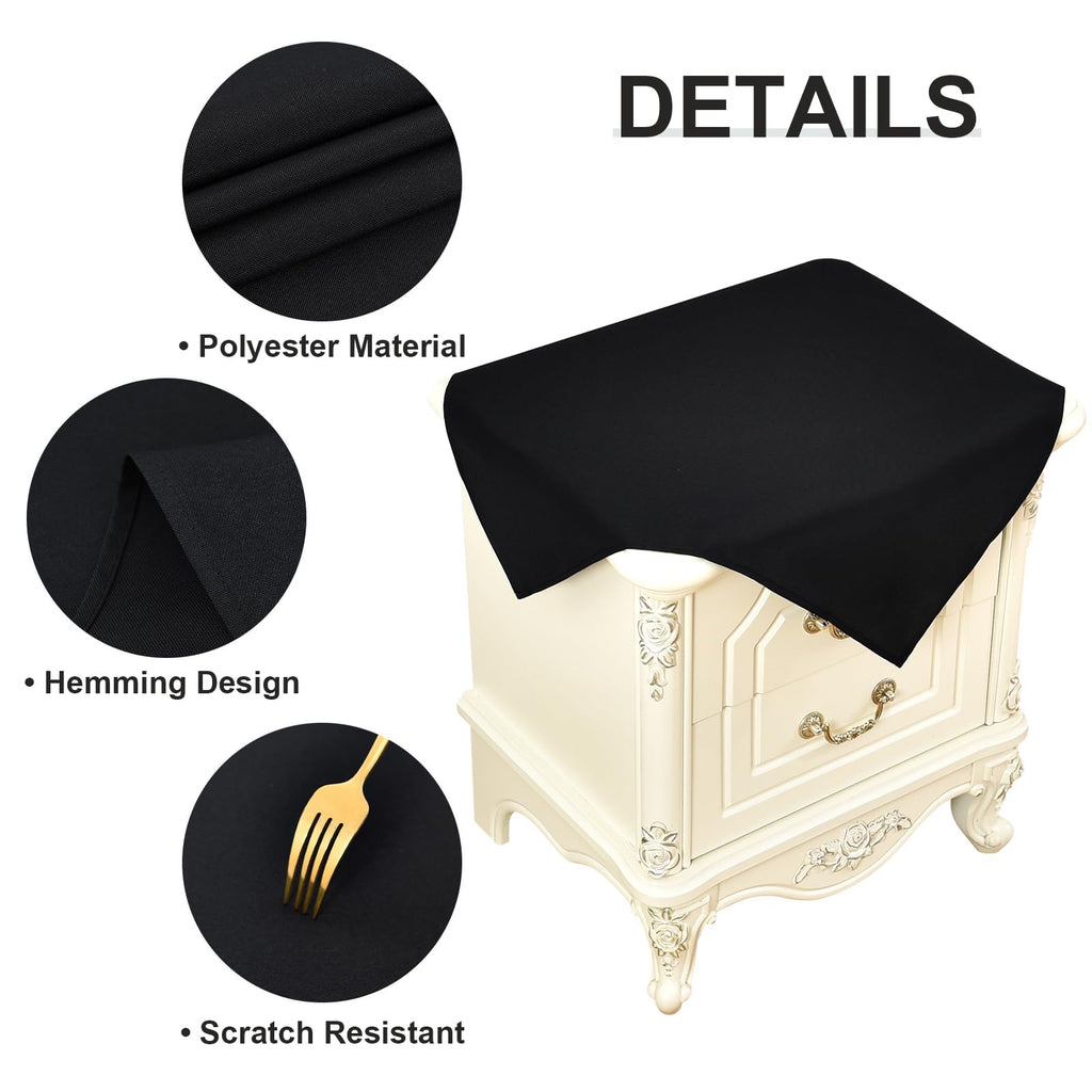 2 Pack 30x30 Inch Washable Tablecloth T378