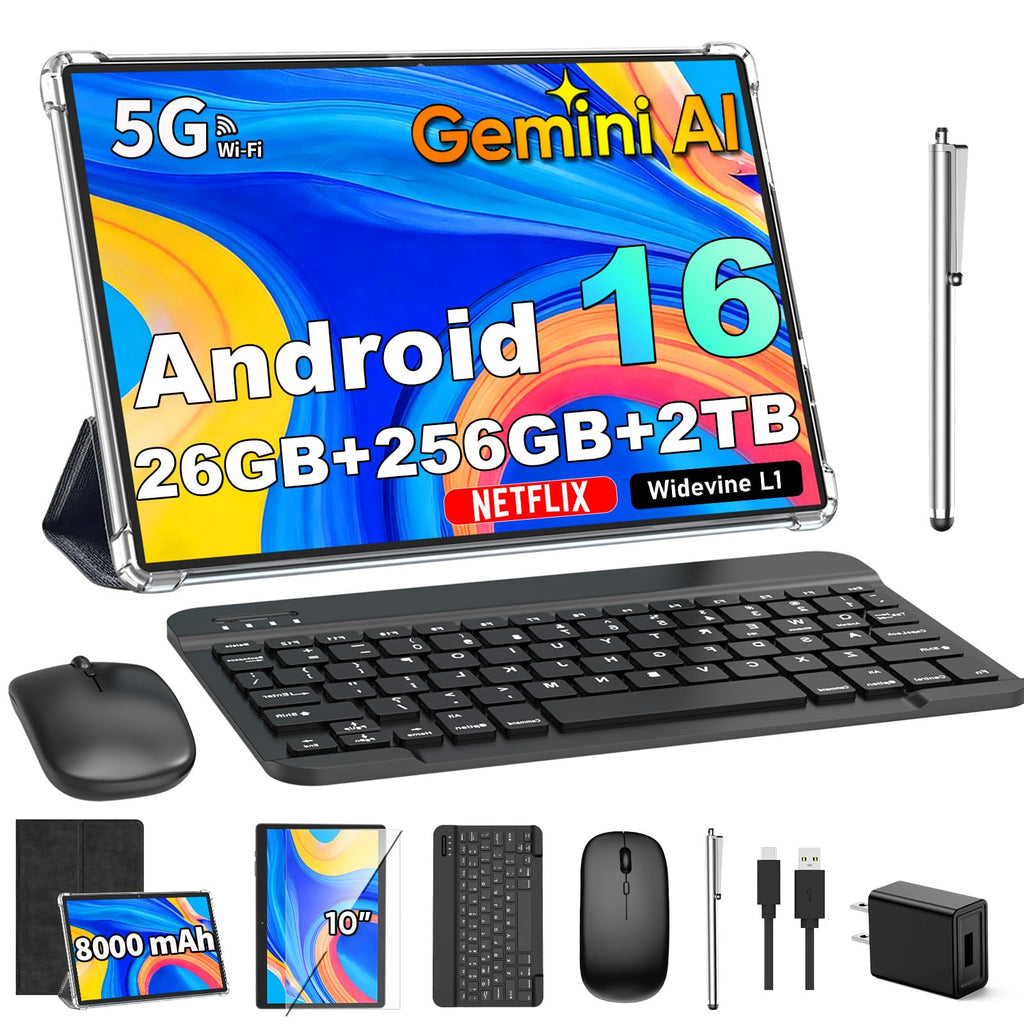 Android 16 Tablet with Keyboard B928034