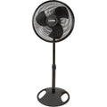 16 Inch Oscillating 3 Speed Pedestal Stand Fan, Black (2 Pack) A568239