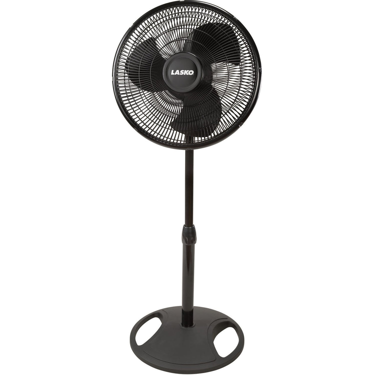 16 Inch Oscillating 3 Speed Pedestal Stand Fan, Black (2 Pack) A568239