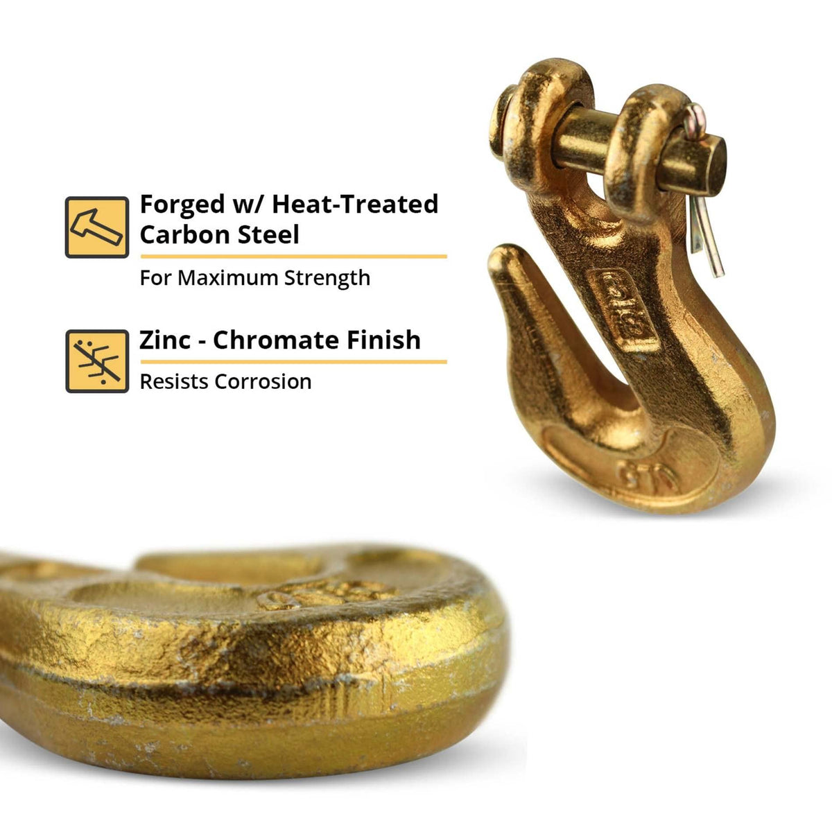 3/8 Clevis Hook G70 4 Pack D63633