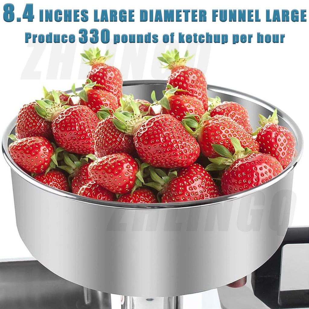 450W Stainless Steel Electric Tomato Strainer W6329