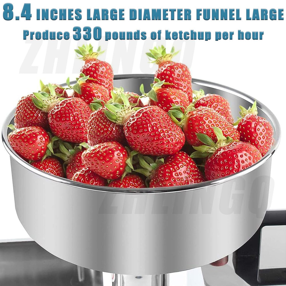 450W Stainless Steel Electric Tomato Strainer W6329