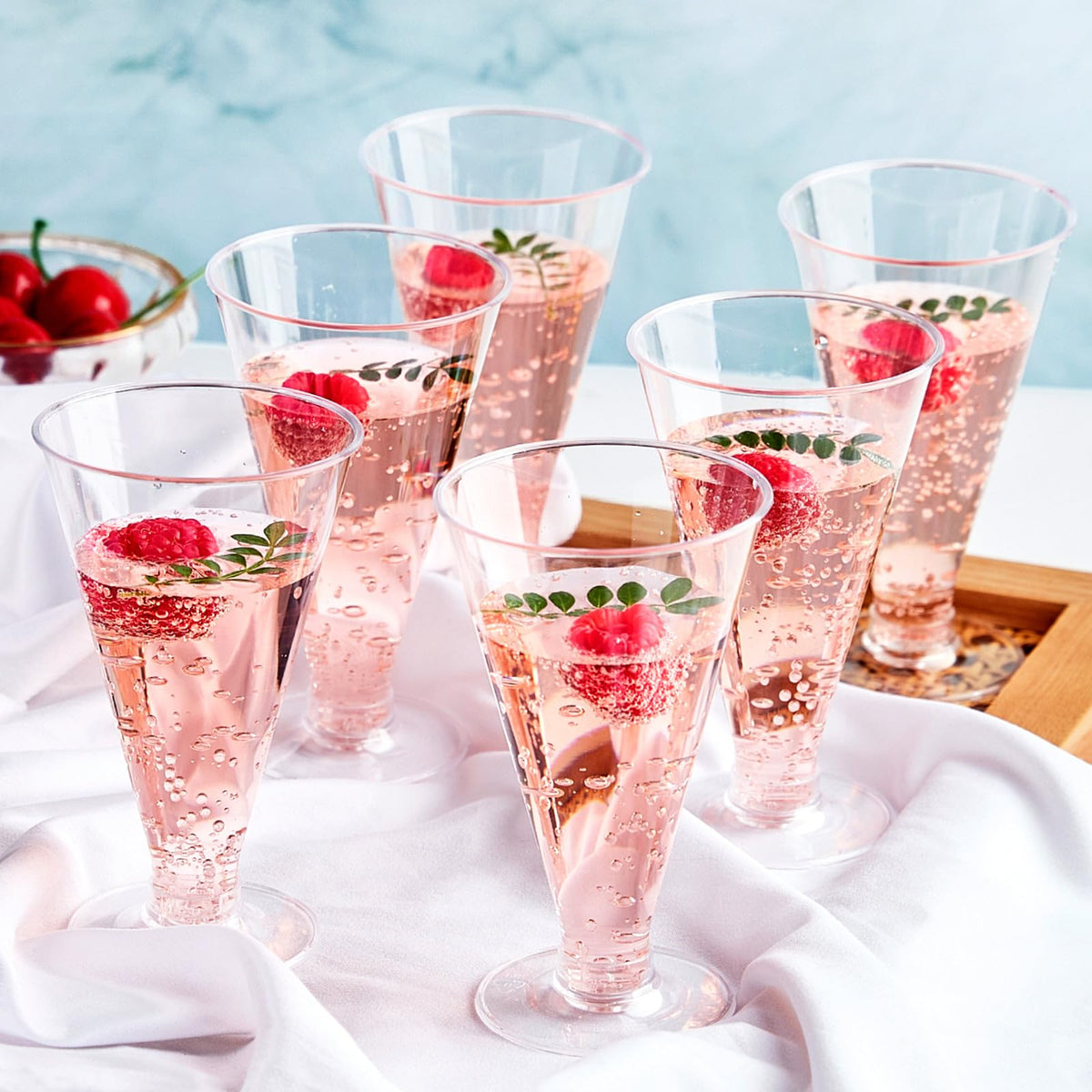 40 PCS 6 oz Plastic Martini Glasses Z126390
