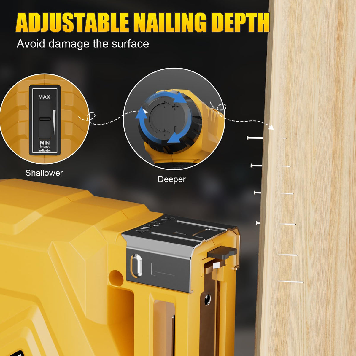 21V Cordless Staple Gun D702053