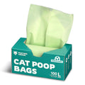 100 Large Compostable Unscented Cat Litter Bags Z8553
