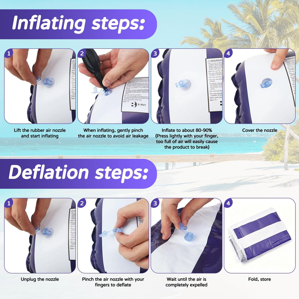 4 Pack Inflatable Pool Floats P422