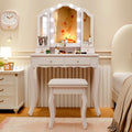 Vanity Desk with Lighted Mirror W811