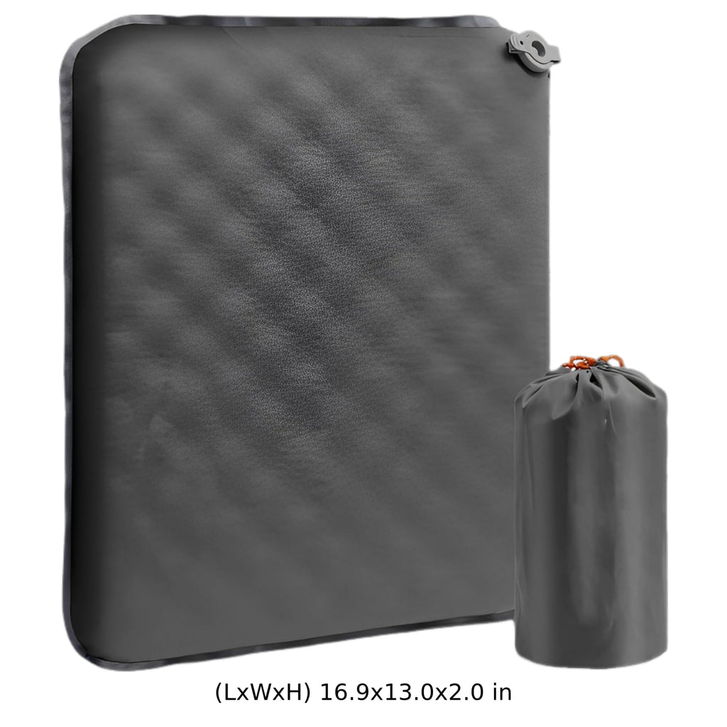 2 Pcs Inflatable Seat Cushion, 16.9 x 13 in Nylon TPU K927350