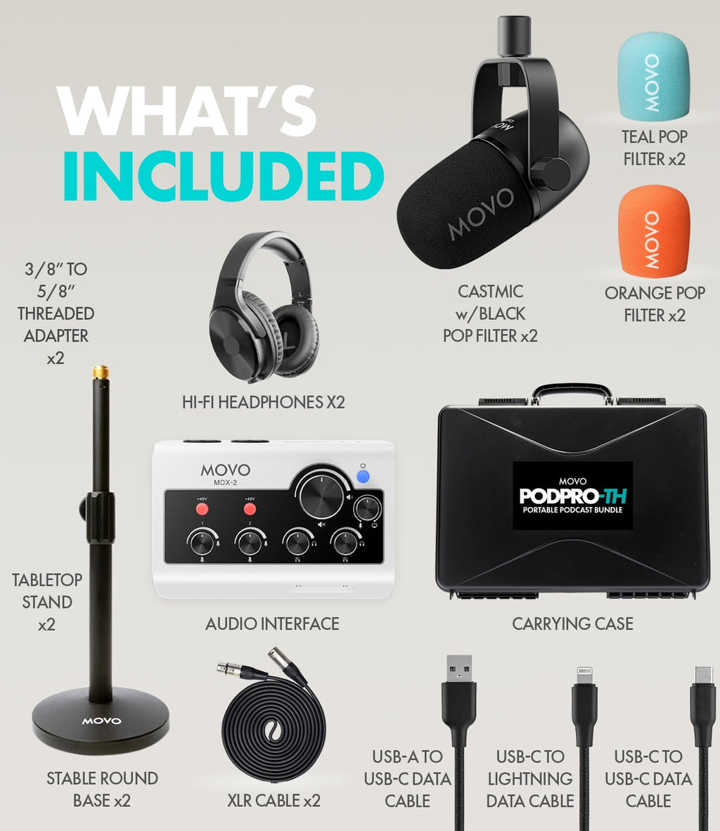 Portable Podcast Equipment Bundle F1368