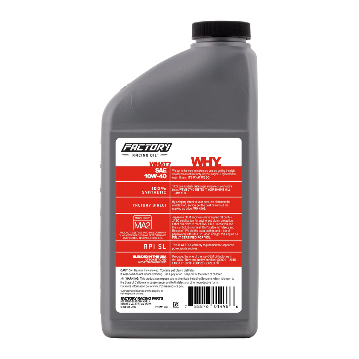 10W40 Oil Change Kit A583