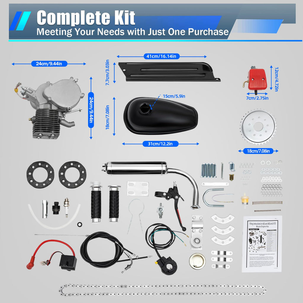 4-Stroke Air-Cooling Bicycle Engine Kit O221