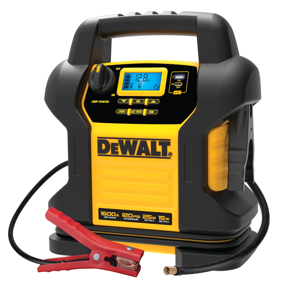 1600 Peak Amp Jump Starter with 120 PSI Air Inflator L5521