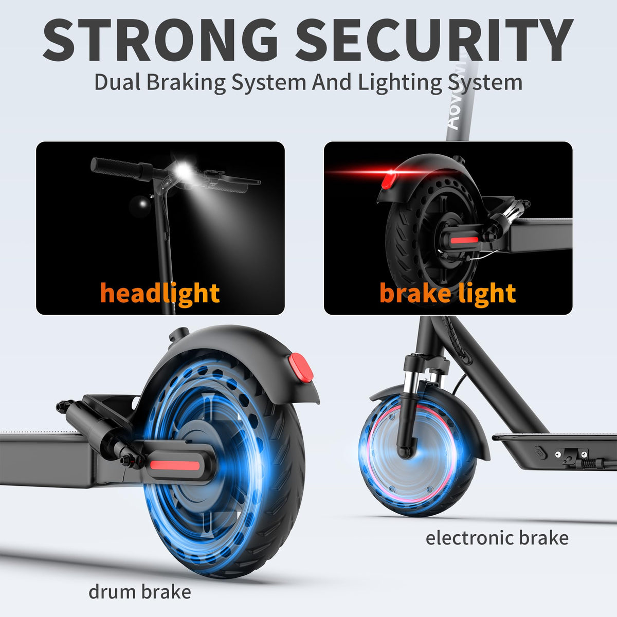 Folding Electric Scooter with Dual Brakes Z3403