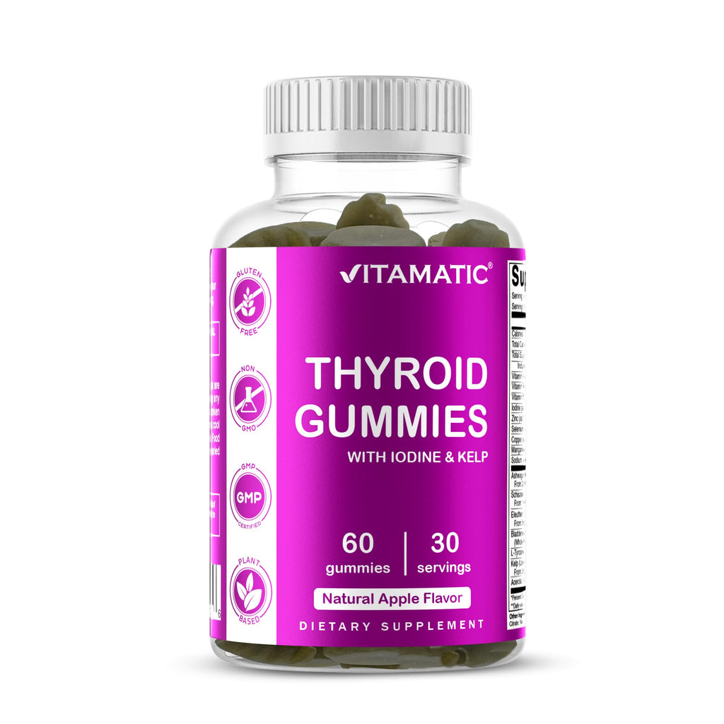Thyroid Gummies with Iodine & Kelp, 60 Gummies O891