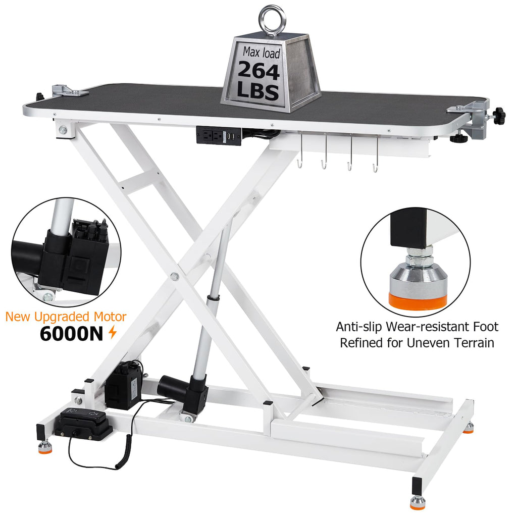 47" Height Adjustable Electric Pet Grooming Table W976