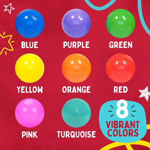 200 Count Plastic Ball Pit Balls U702