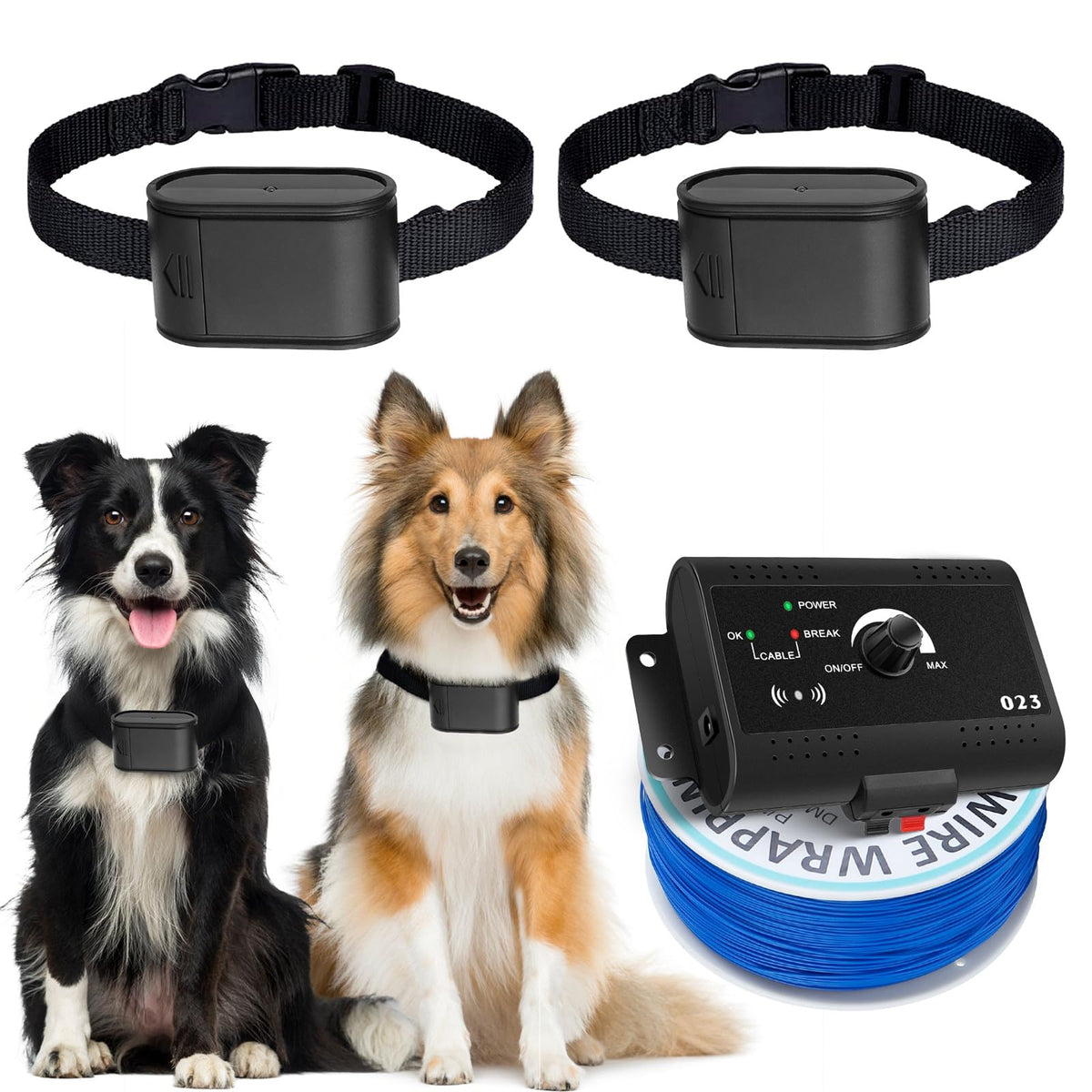 Electric Dog Fence System for 2 Dogs J113