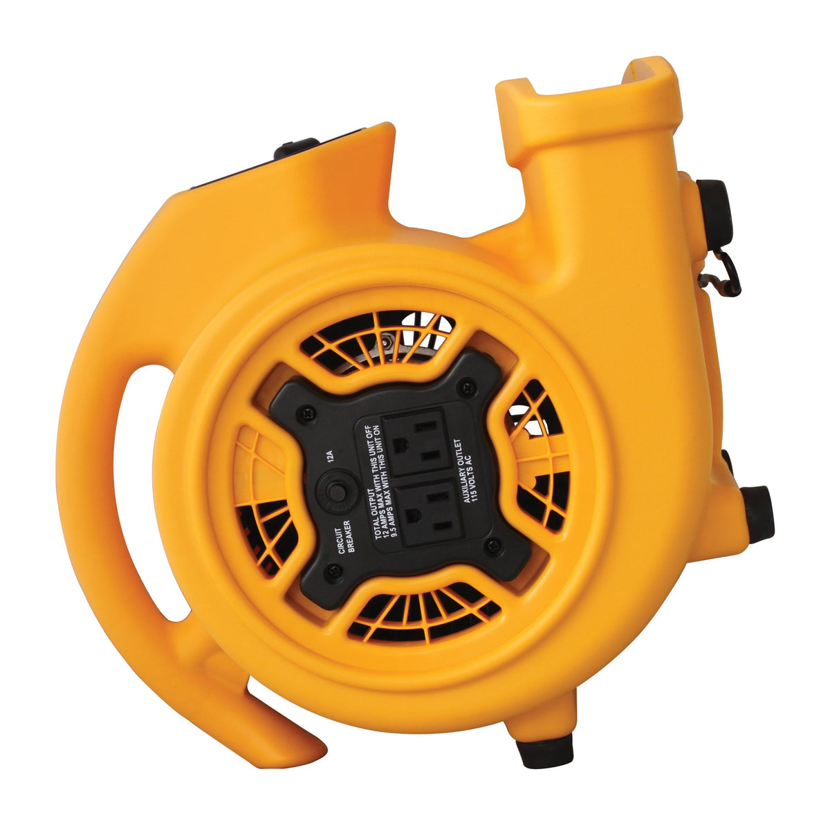 1/5 HP 800 CFM Centrifugal Air Mover, Carpet Dryer, Floor Fan, Blower, Yellow K582413