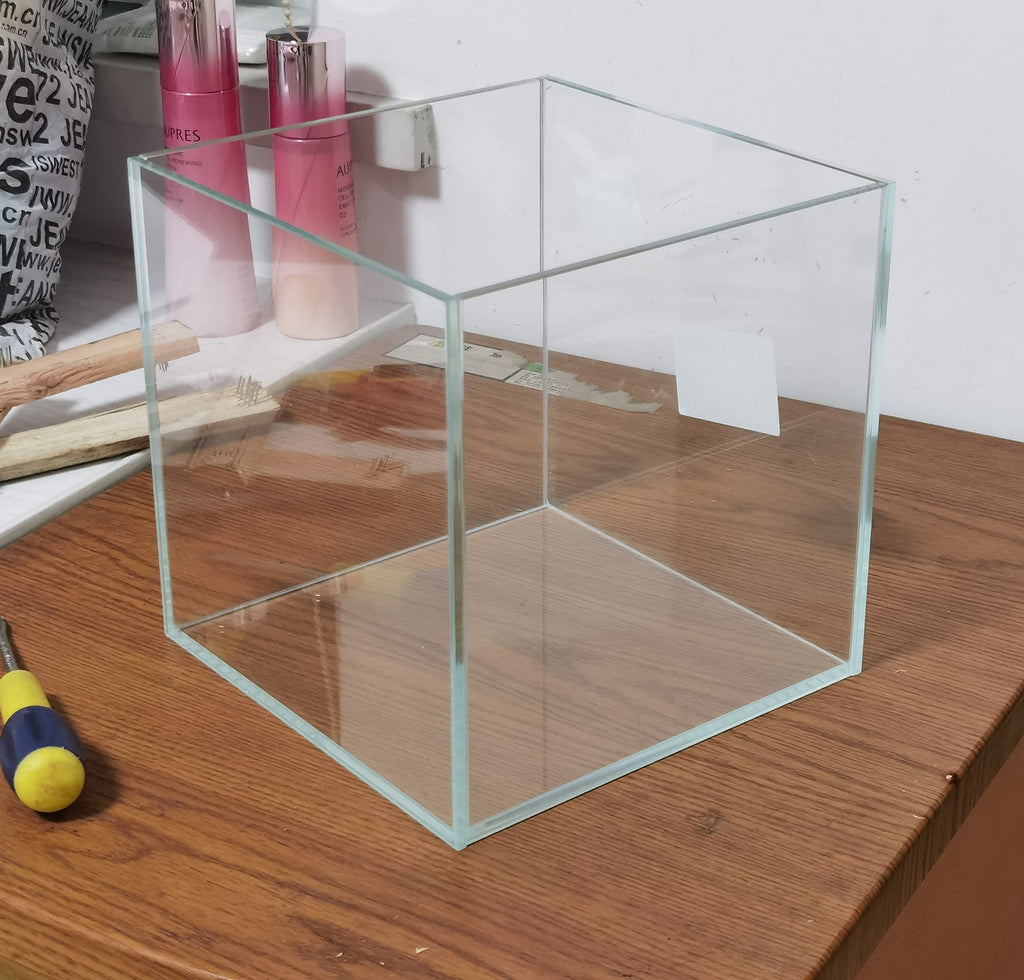 Small Nano Tall Rimless Glass Fish Tank 2 Gallon N8455