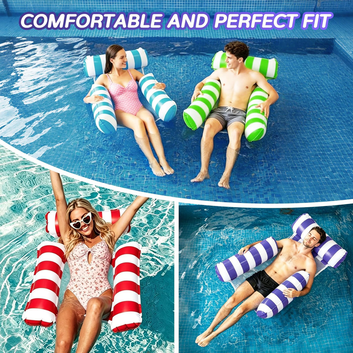 4 Pack Inflatable Pool Floats P422