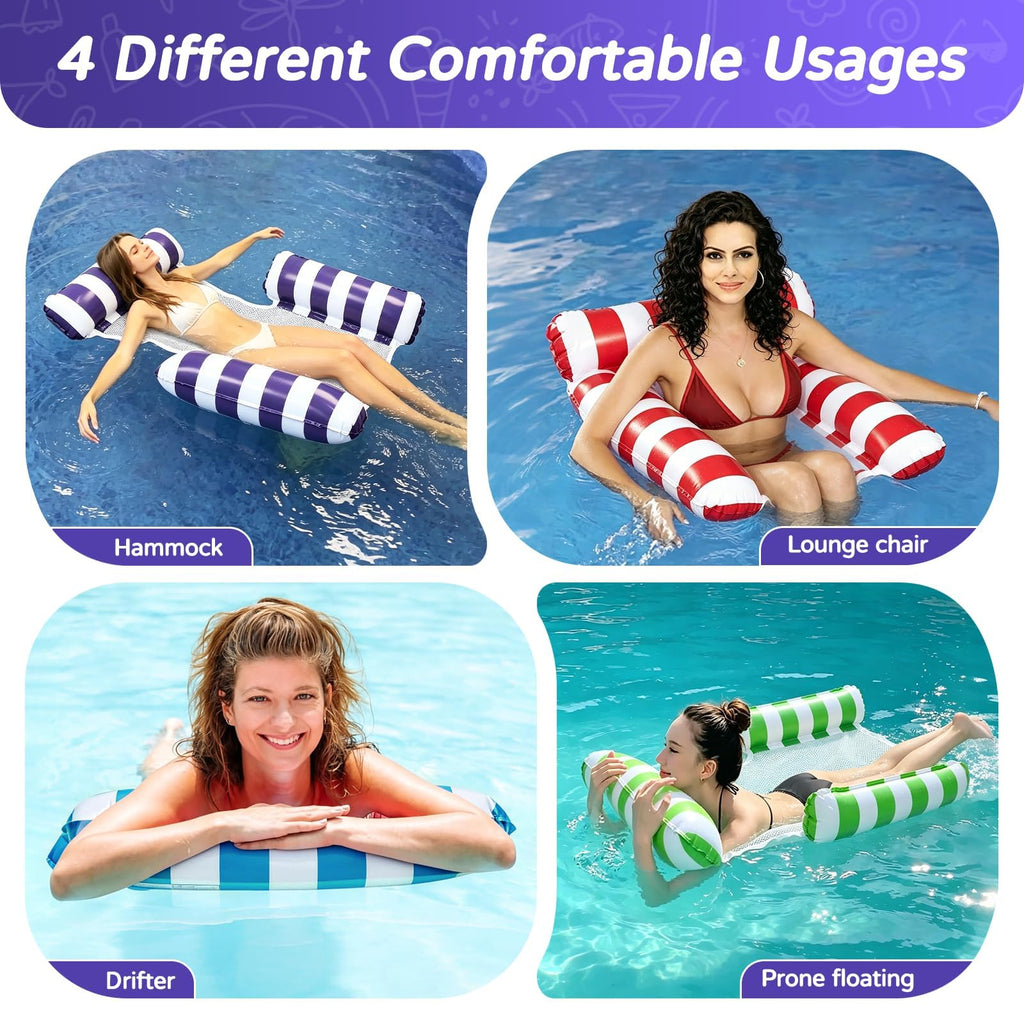 4 Pack Inflatable Pool Floats P422