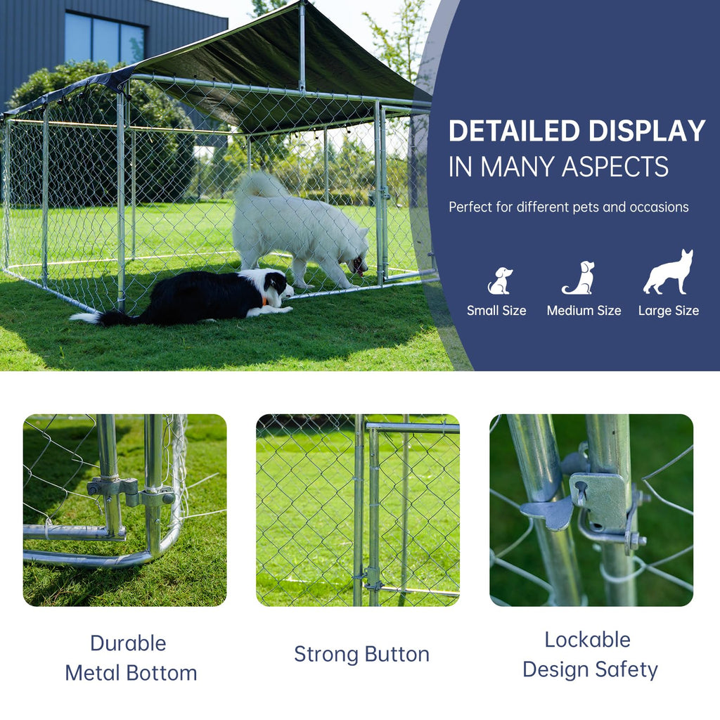 Heavy Duty Steel Mesh Dog Kennel X15103