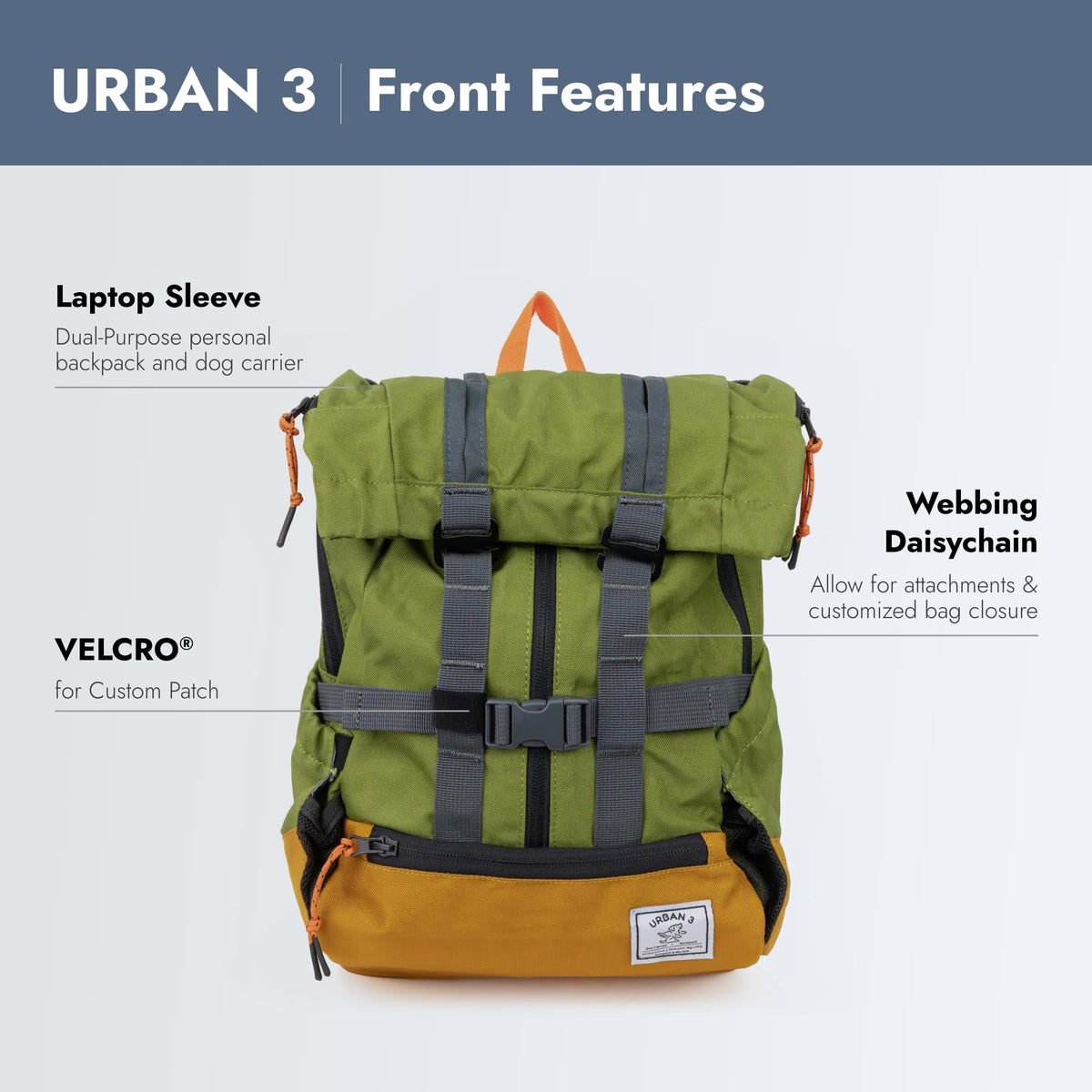 Small Backpack-Style Dog Carrier W618