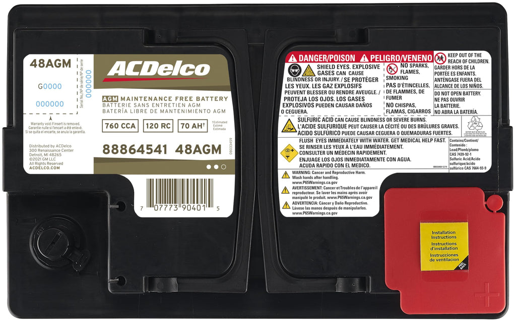 AGM BCI Group 48 Battery N68220
