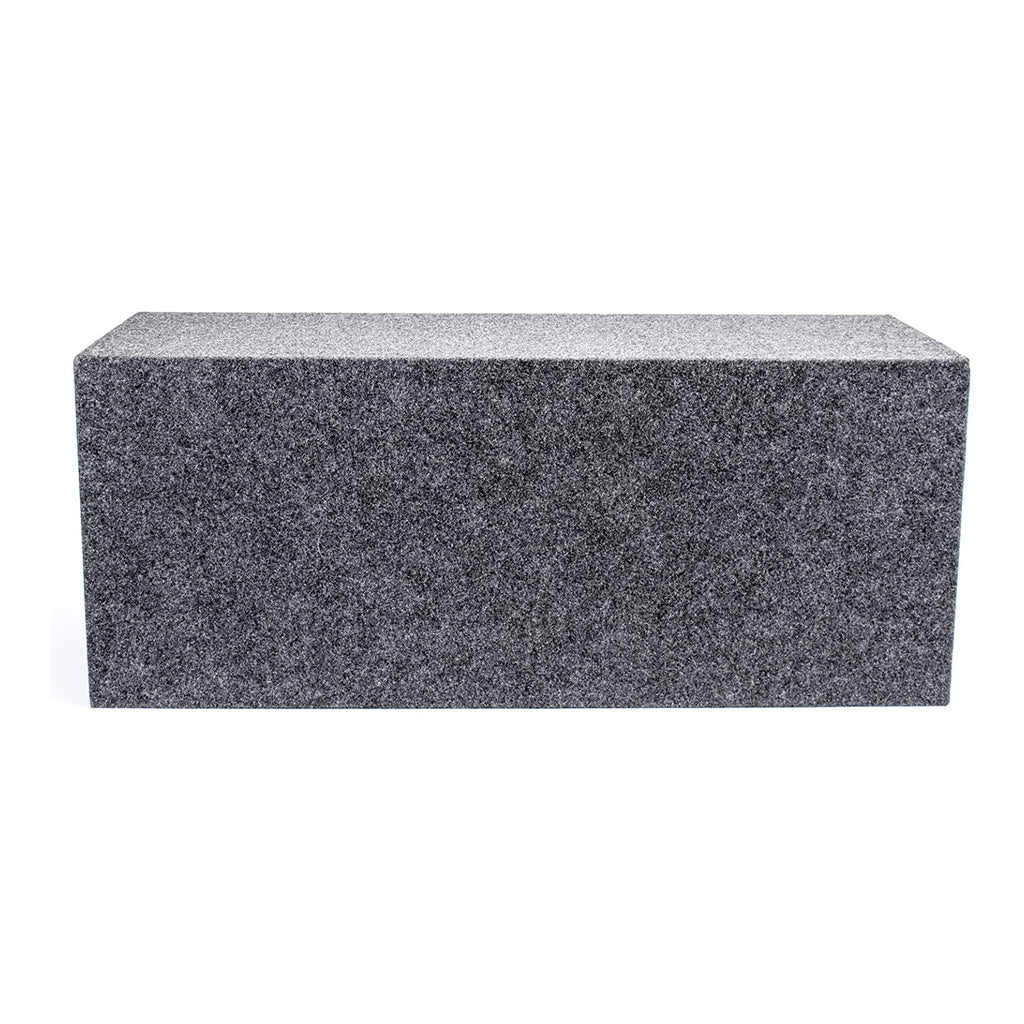 Charcoal Dual 12" Sealed Car Audio Subwoofer Box E272