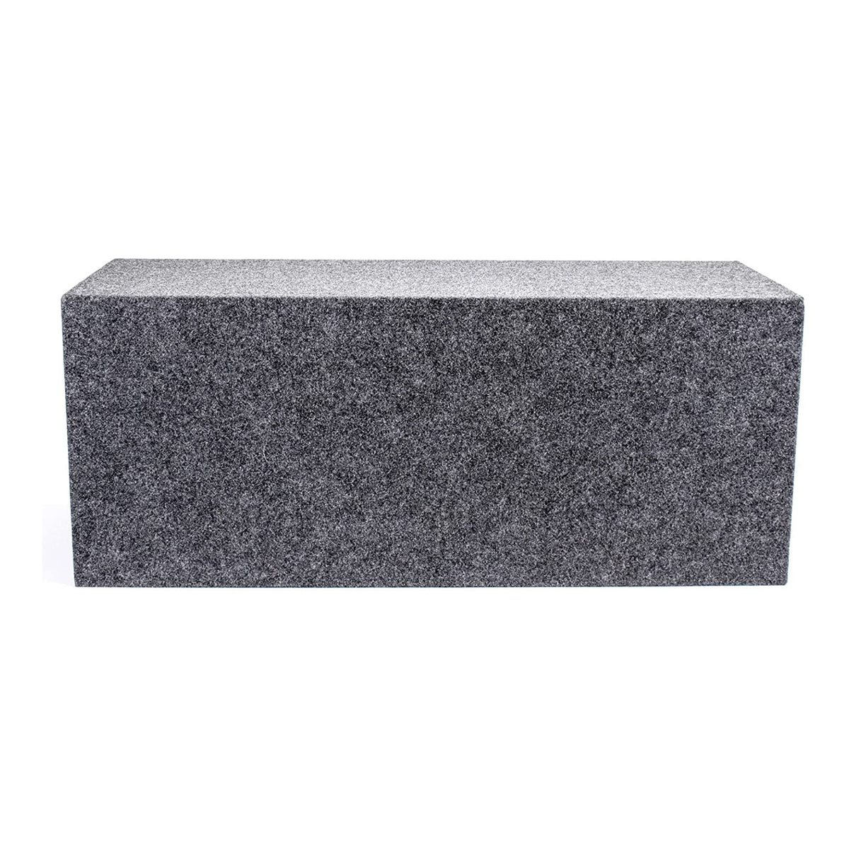 Charcoal Dual 12" Sealed Car Audio Subwoofer Box E272