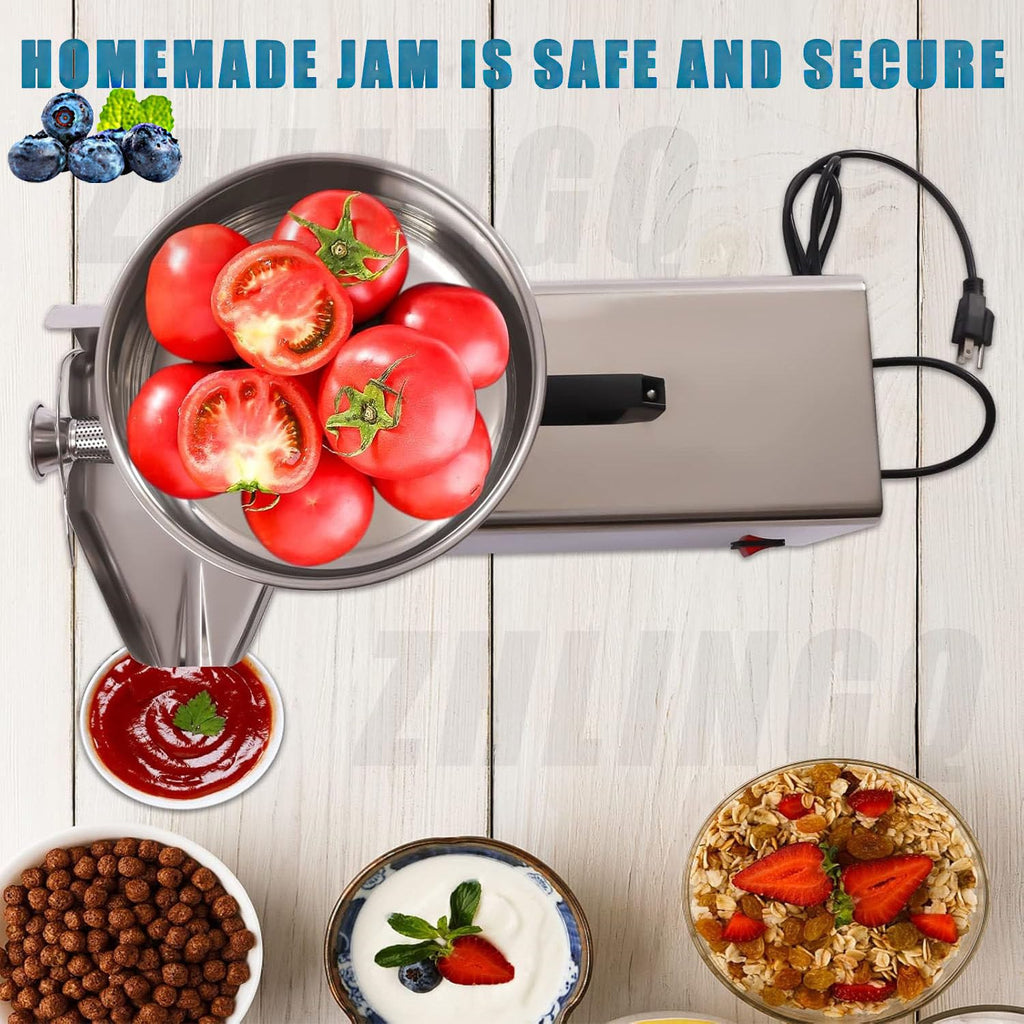 450W Stainless Steel Electric Tomato Strainer W6329