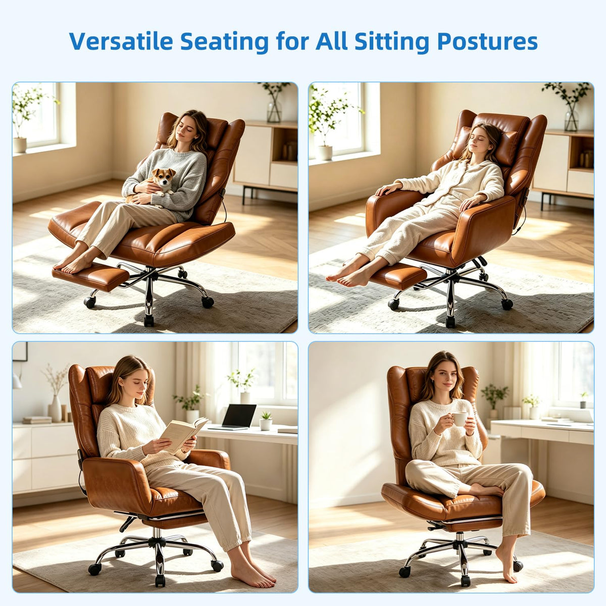 3D Kneading Massage Office Chair L556030