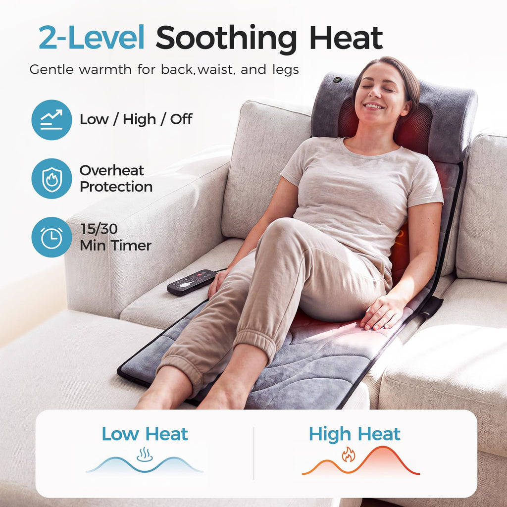 Full Body Massage Mat and Neck Massage Pillow W9875