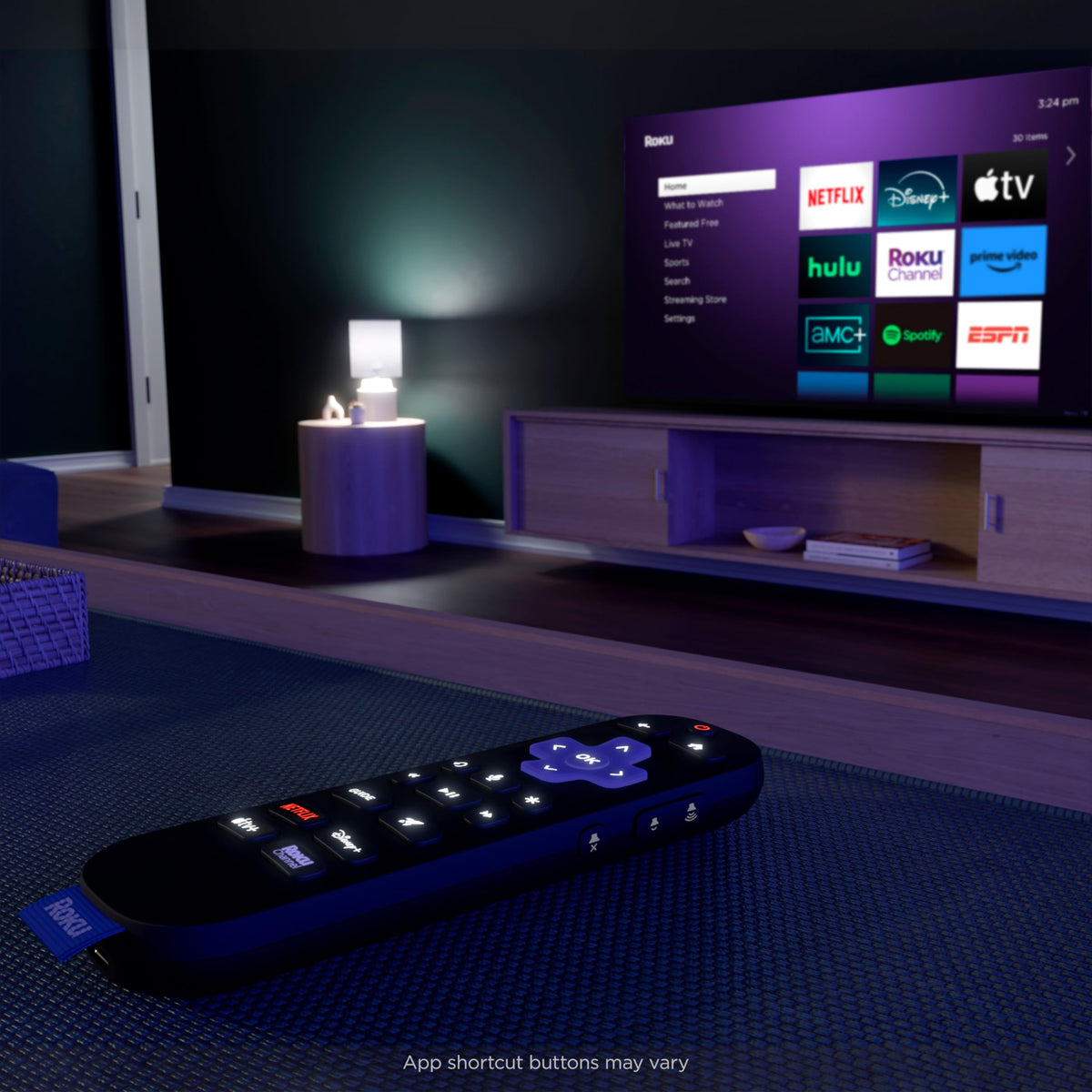 Rechargeable TV Remote Control with Voice Controls Q3380