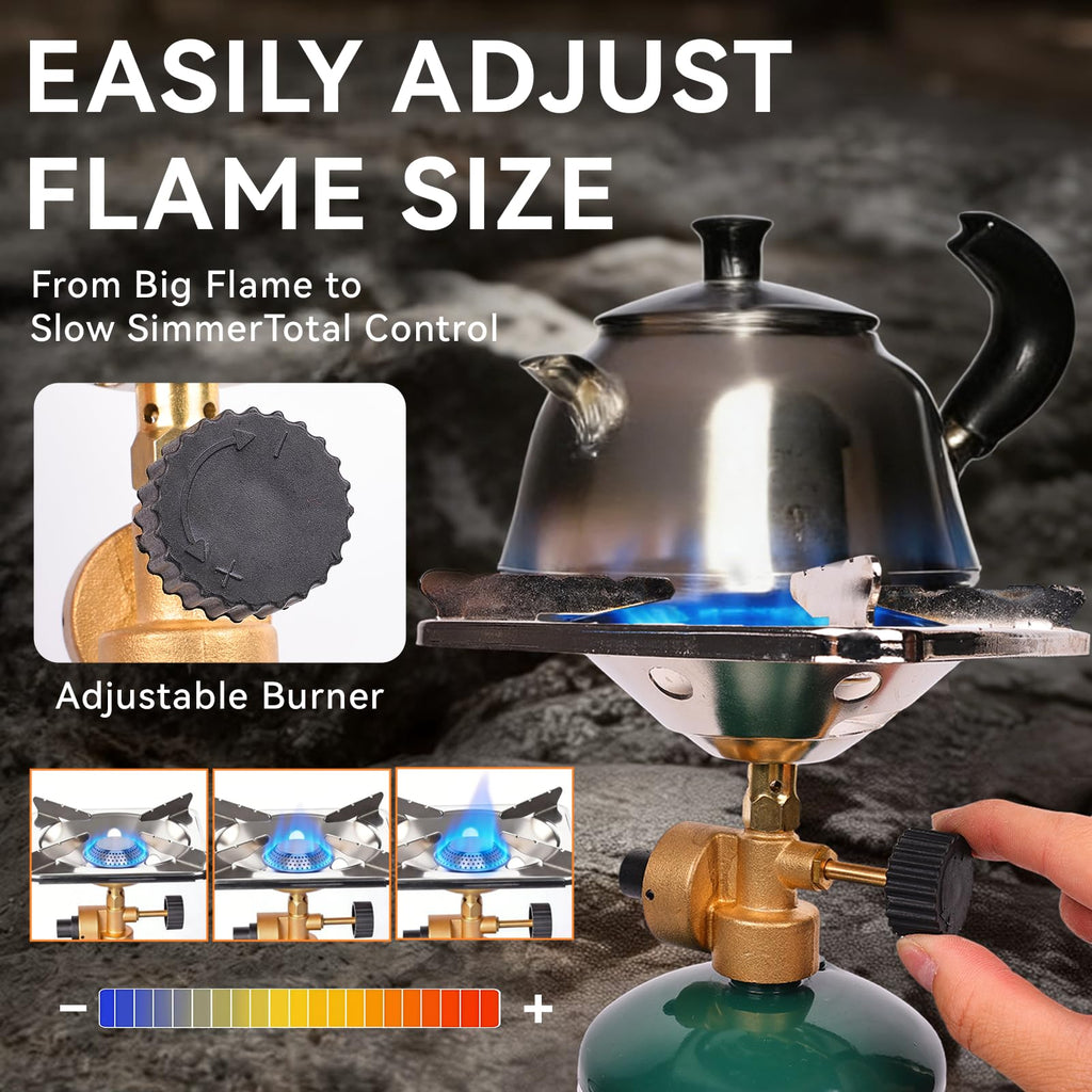 Portable 10000BTU Single Burner Propane Camping Stove V475635