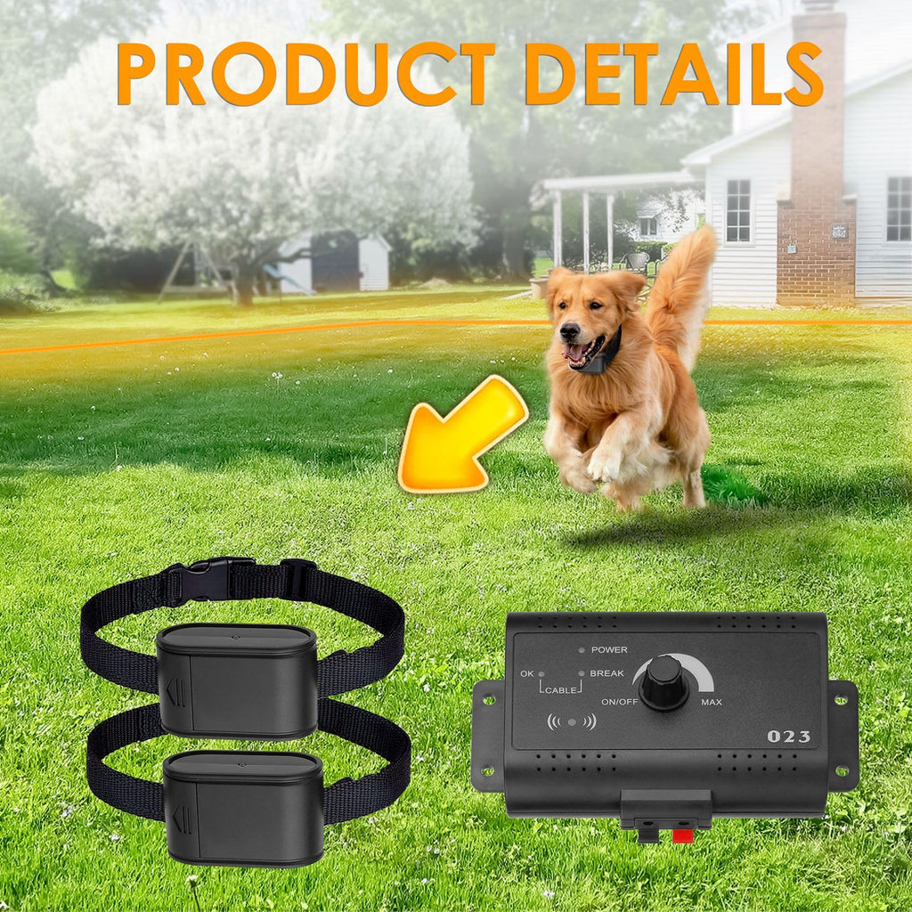Electric Dog Fence System for 2 Dogs J113