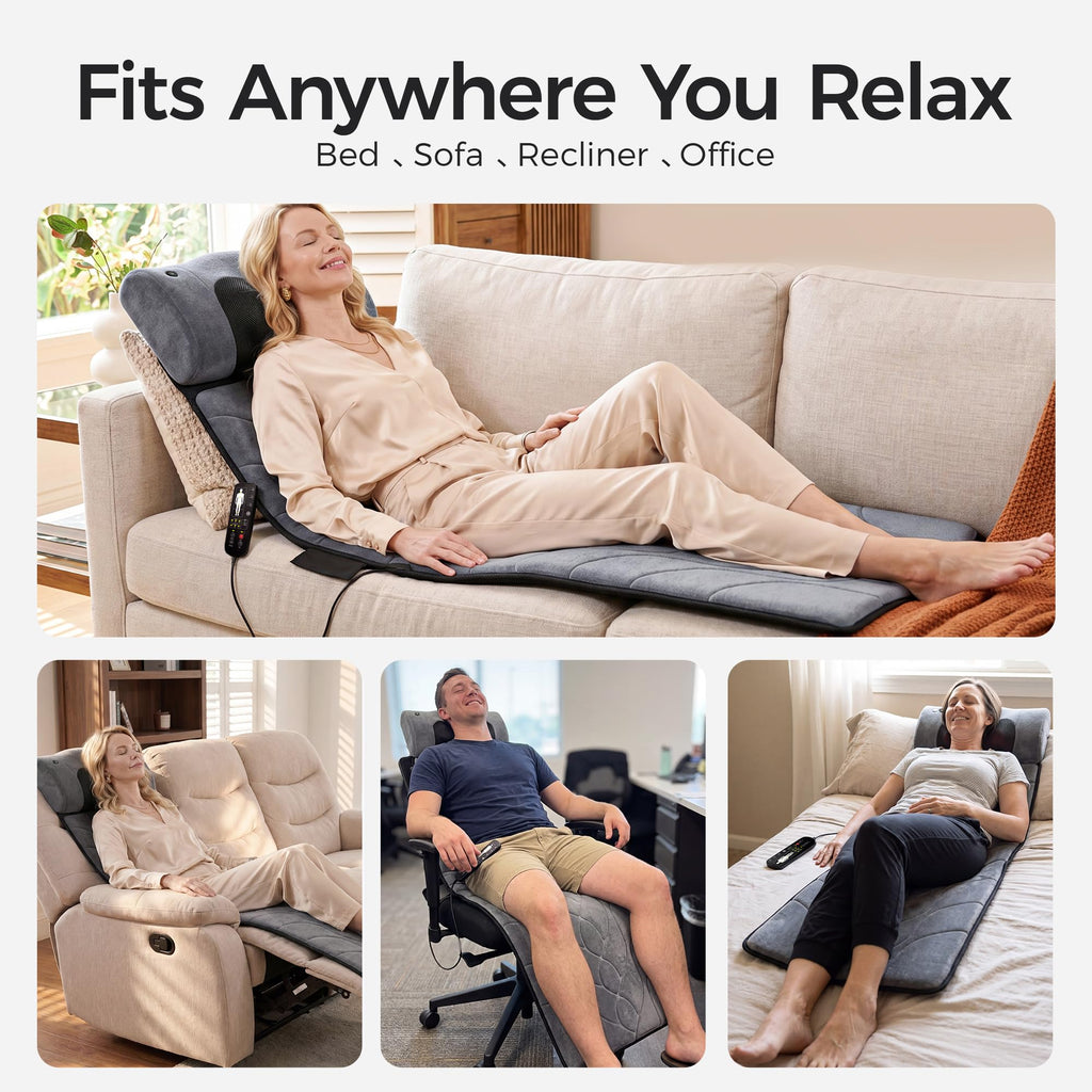 Full Body Massage Mat and Neck Massage Pillow W9875