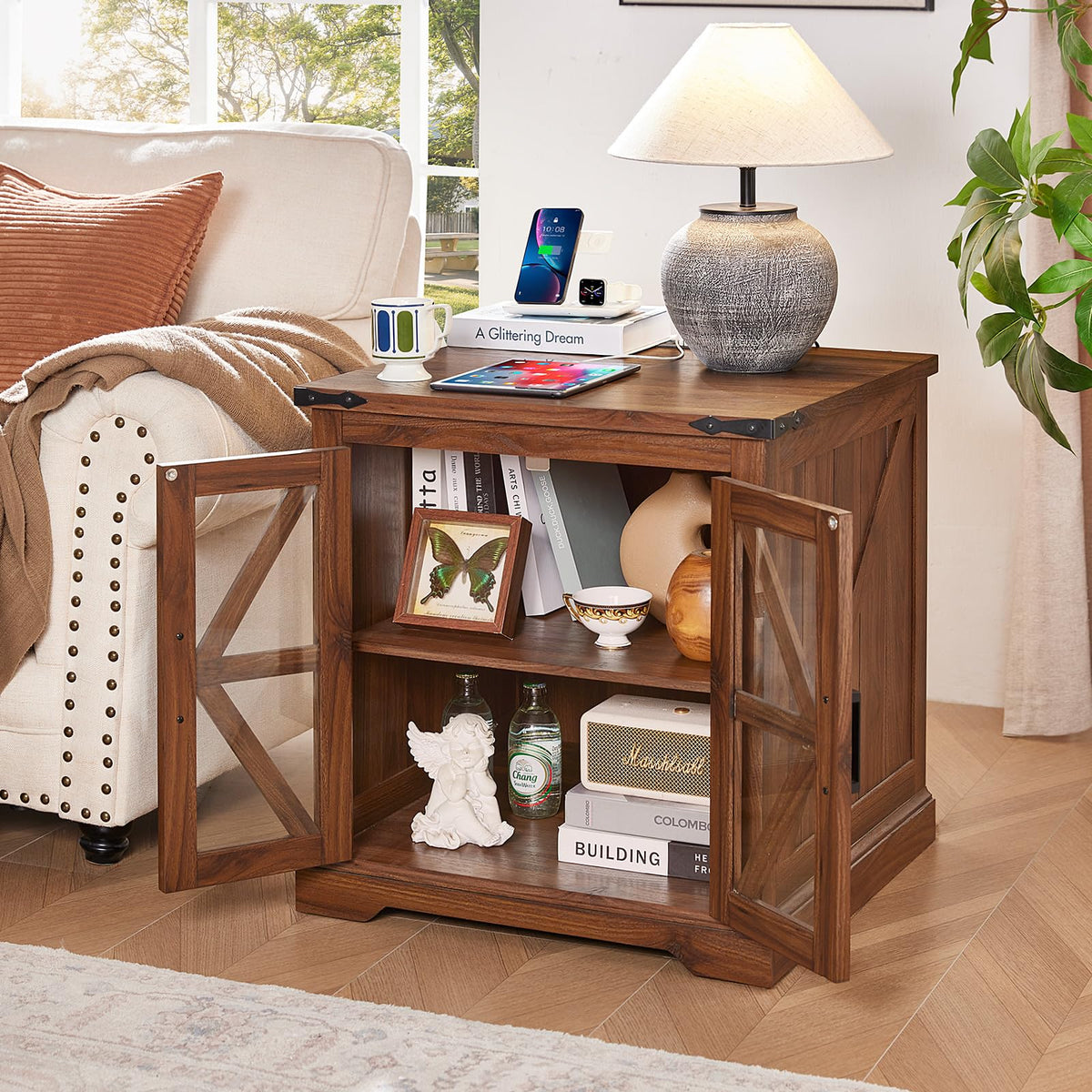 24'' End Table Set 2 with Charger B633