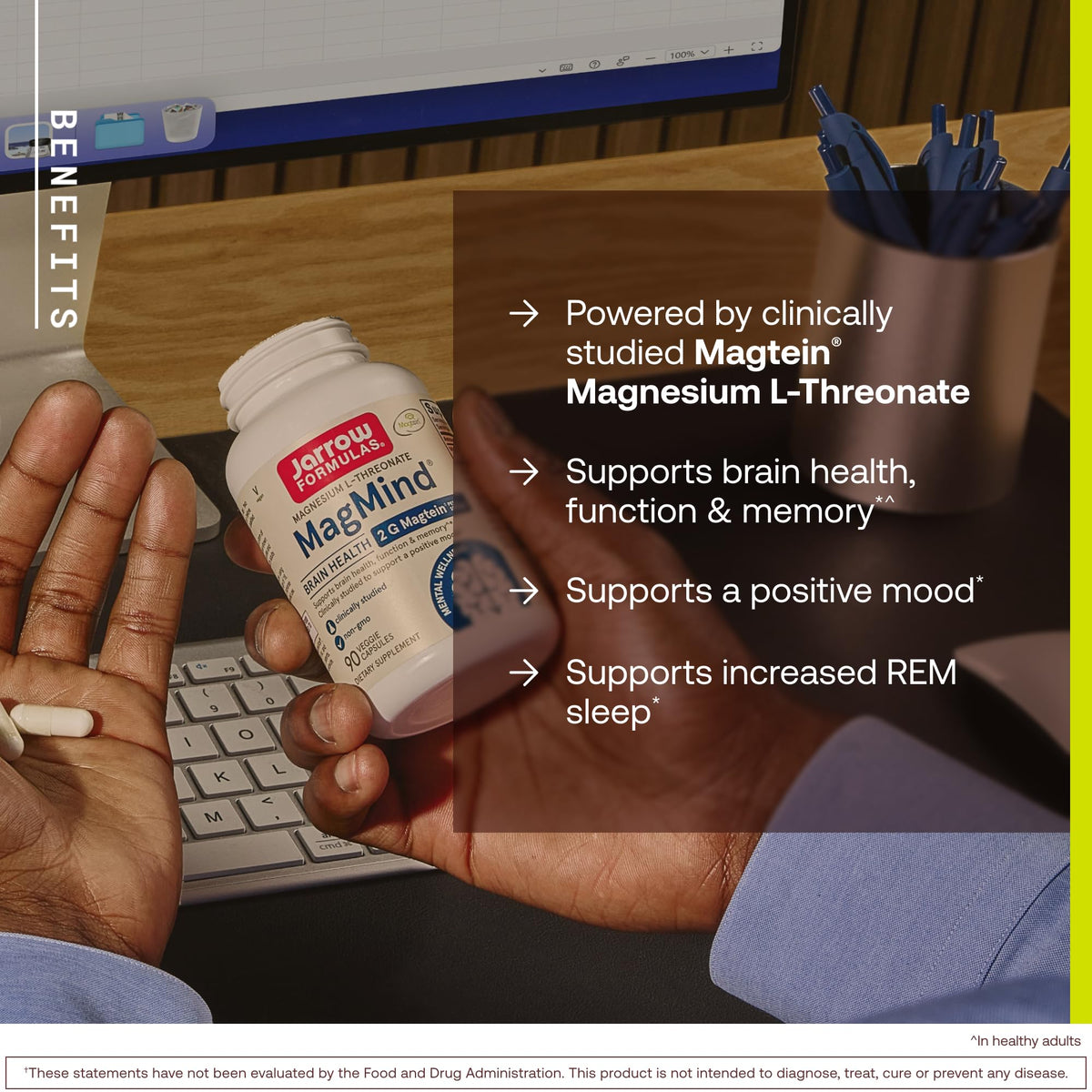 Magnesium L-Threonate 90 Capsules Q88298