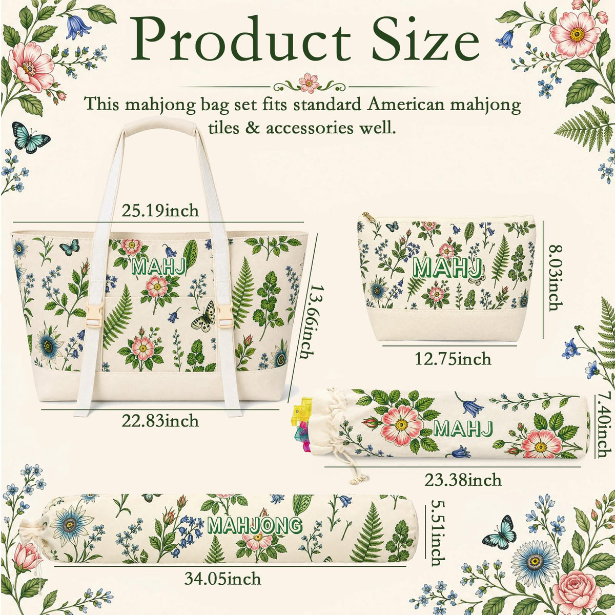 Mahjong Tile Bag Set B67590