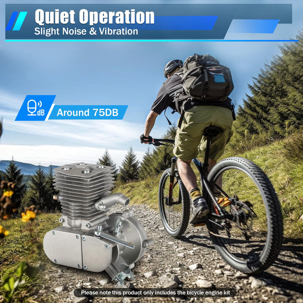4-Stroke Air-Cooling Bicycle Engine Kit O221