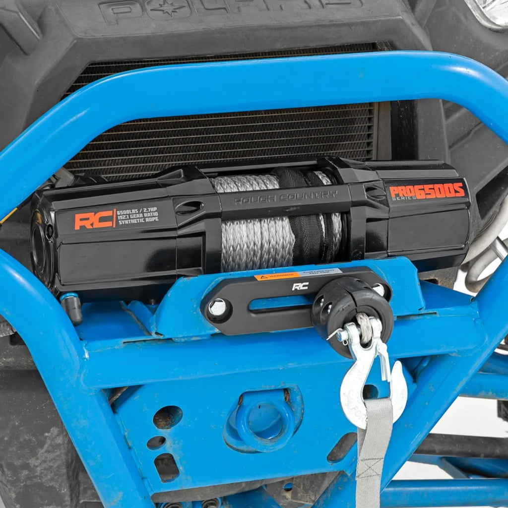 6500 LB Electric Winch with Synthetic Rope and Wireless Remote Q377
